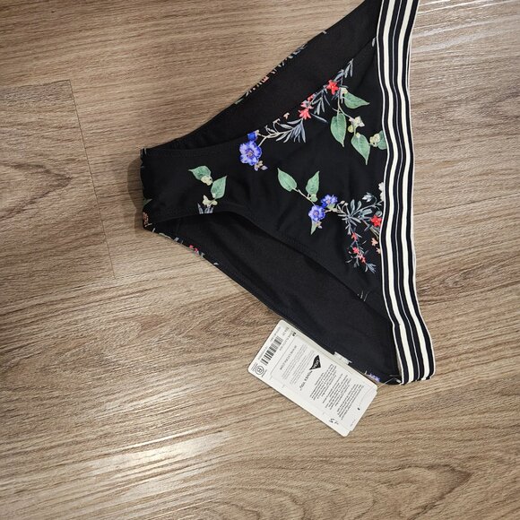 New With Tags - Athleta Women's Swimsuit Bottoms Tropical with Stripes - Picture 3 of 5